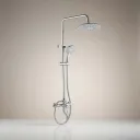 Set De Ducha Columna Cromado Monocomando