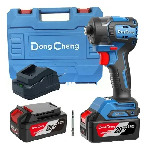 [DCPL208-EM] Atornillador Impacto 20V 2Bat4.0 208Nm Bl Dongcheng