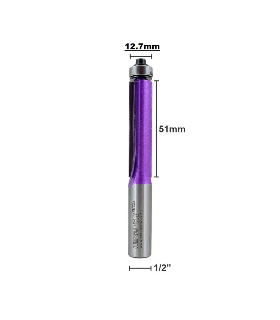 [H0202038] Fresa Hero Lateral C/Guia 1/2*1/2*2"