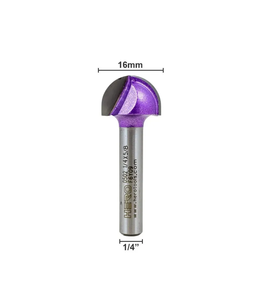 [H0502154] Fresa Hero Corte Redondo 1/4*5/8