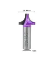 Fresa Hero Canal Curva 1/2*1"