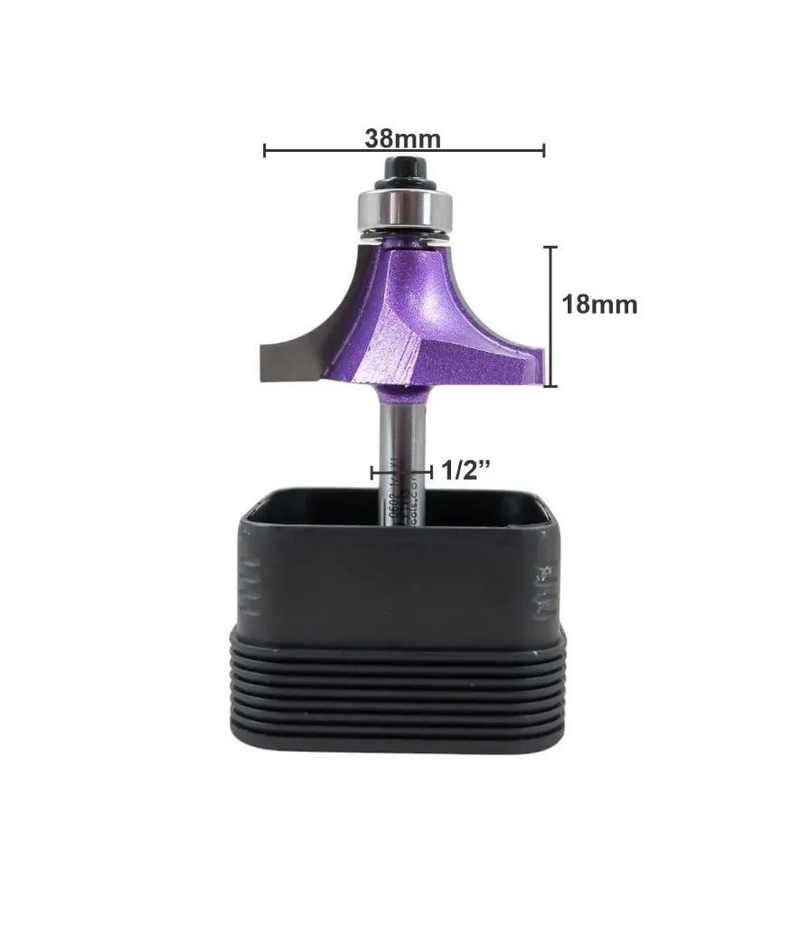 [H0602194] Fresa Hero Corte Redondo 1/4*1