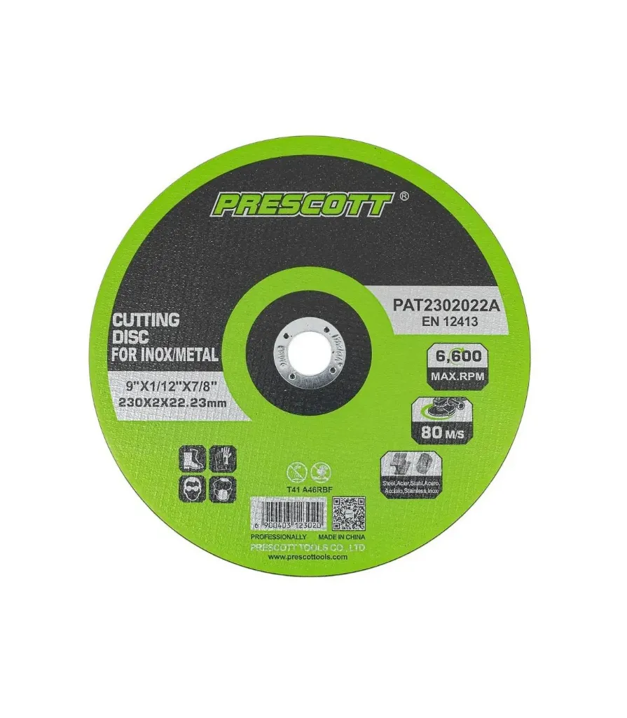 [PAT2302022A] Disco De Corte 230*2.0*22.23Mm Inox/Metal Prescott