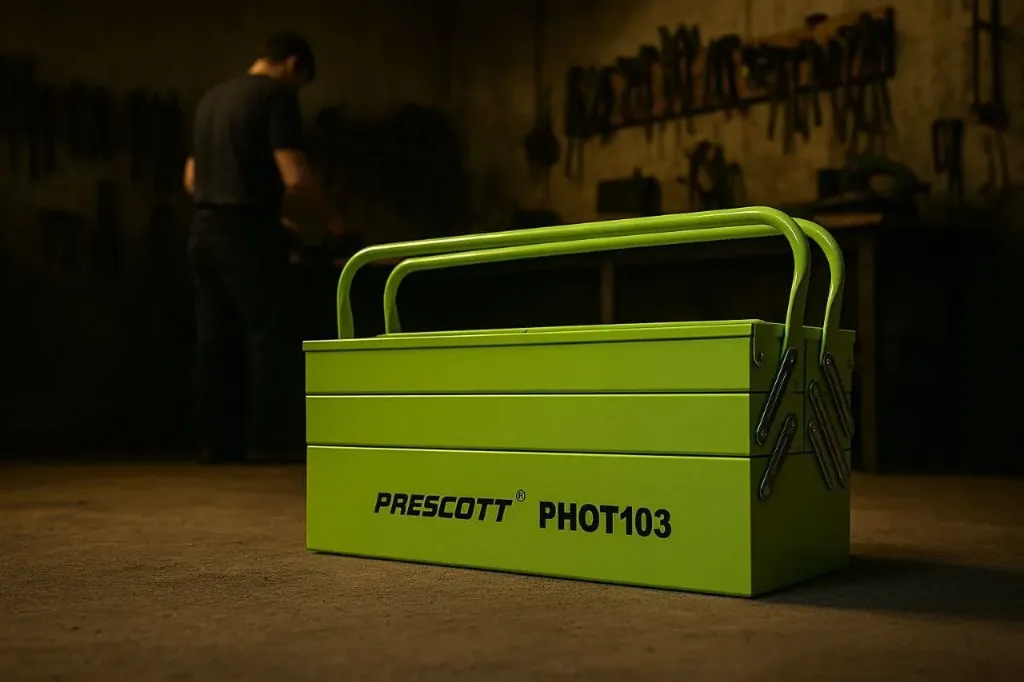 Caja De Herramienta Metalica 5Comp Prescott