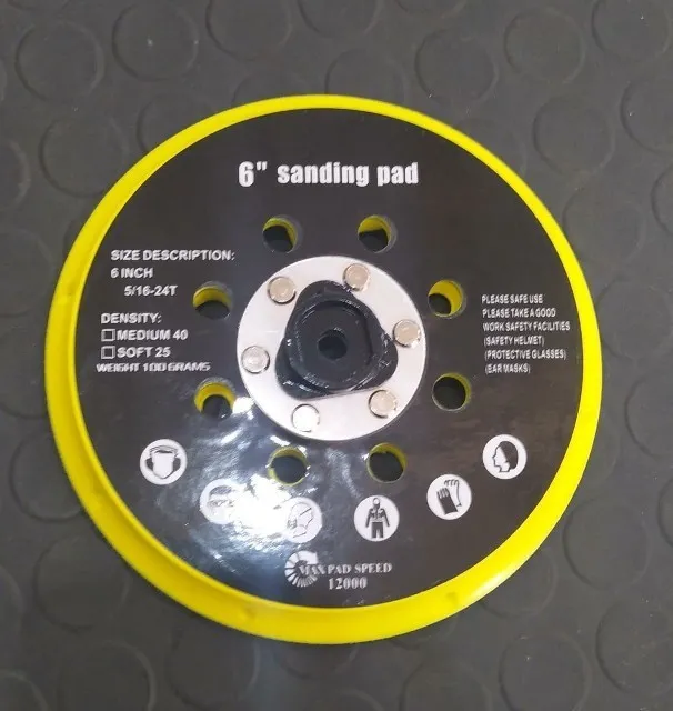 [12000] Base Para Lijadora 5/16-24T 6" (Para Makita Bo)