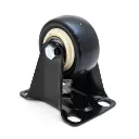 Rueda Mueble 71Mm 40Kg Fijo Negro