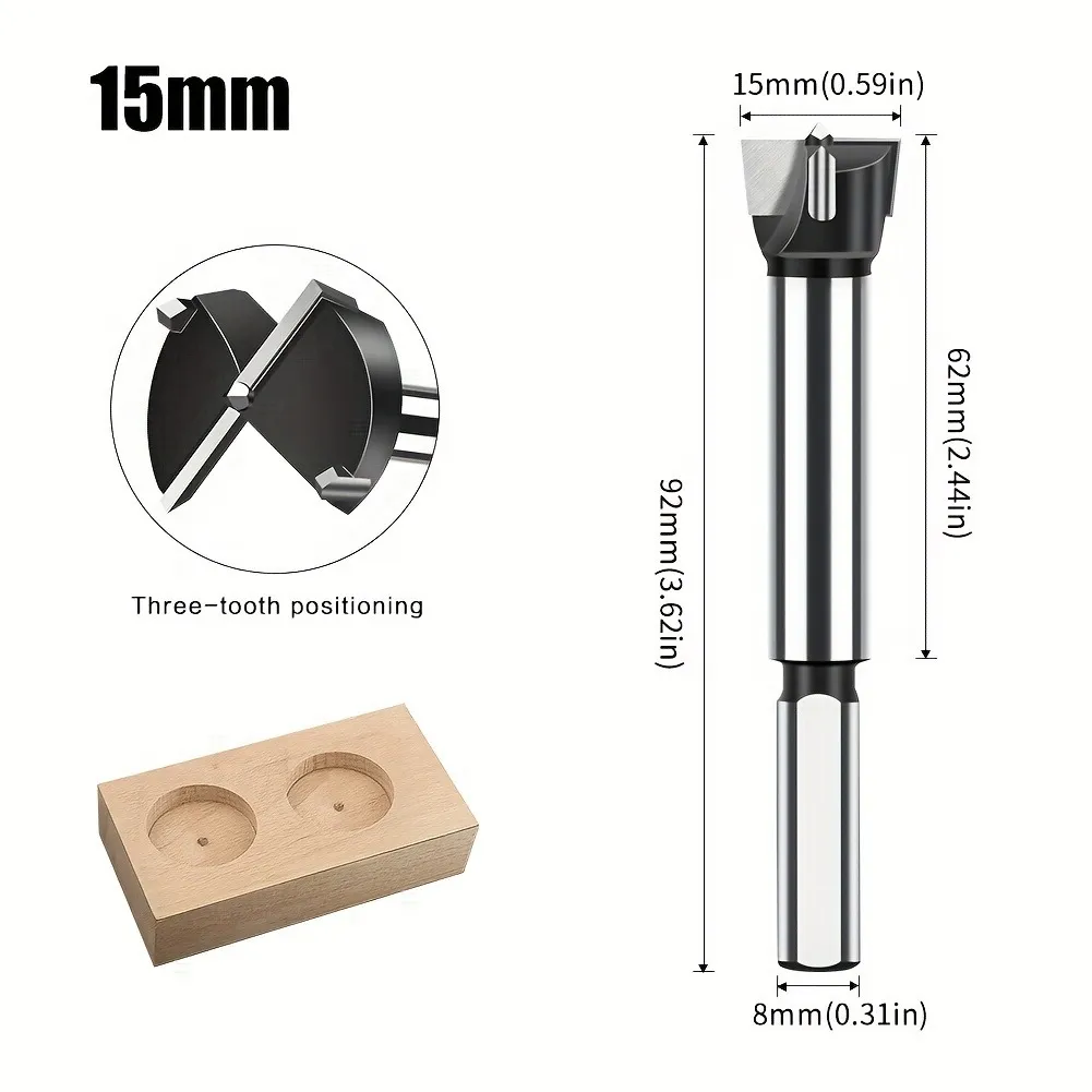 [32269] Mecha Forstner Tungsteno 15Mm 1Pc