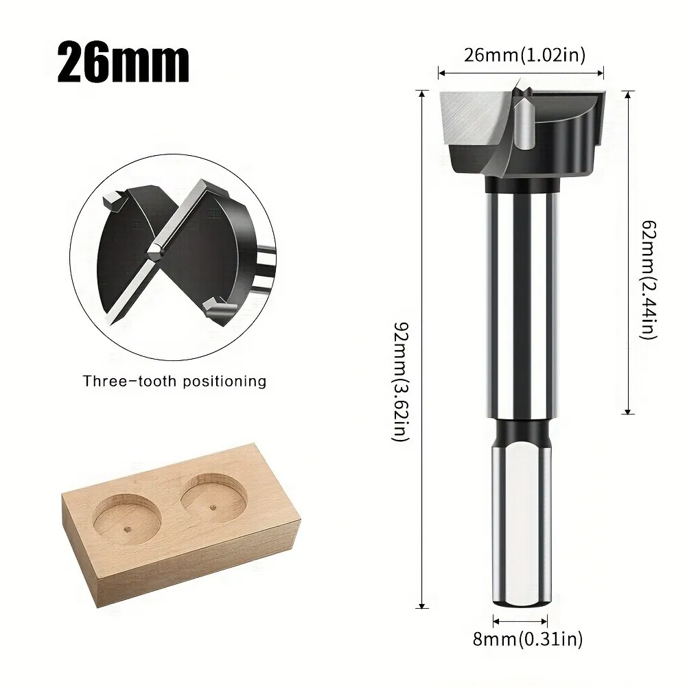 [32271] Mecha Forstner Tungsteno 26Mm 1Pc