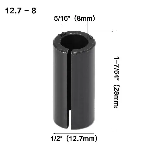 [32285] Adaptador Eje Para Fresadora (1/2) A 8Mm