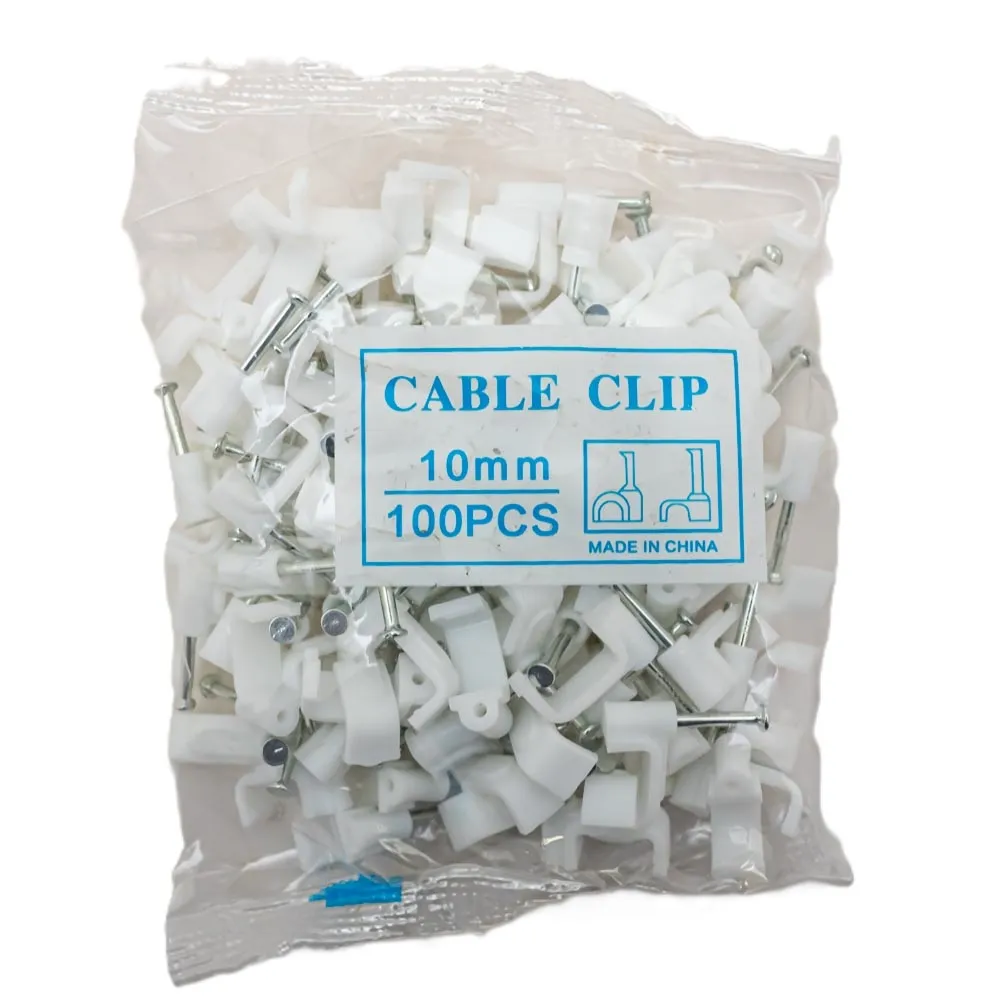 [32305] Grampa Para Cable Cuadrado 10Mm 100Pc