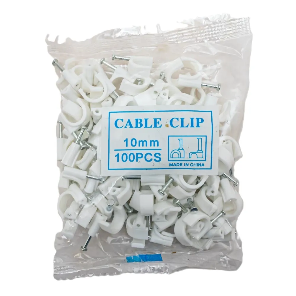 [32309] Grampa Para Cable Redondo 10Mm 100Pc