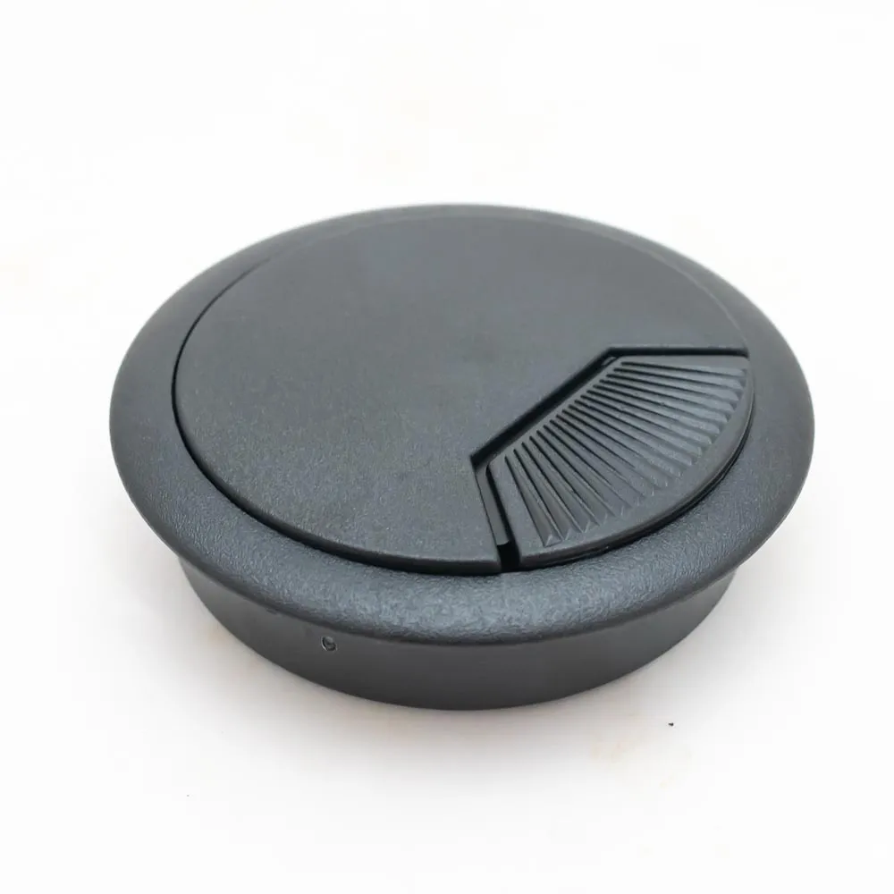 Tapa Pasa Cable 60Mm Negro