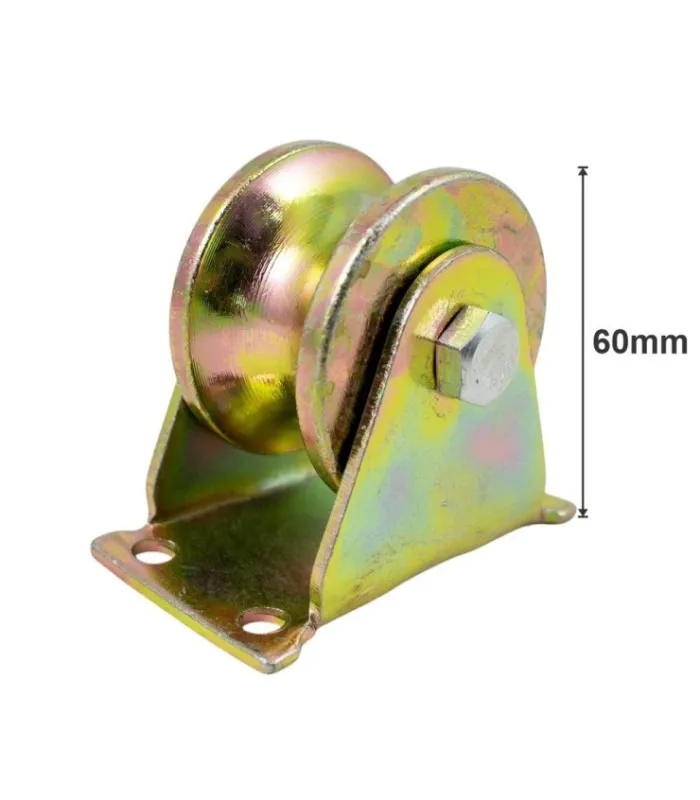 [33022] Rueda Metal Base U 60Mm