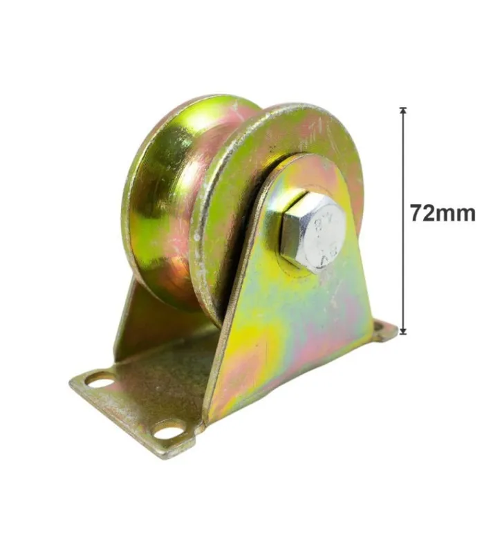 [33023] Rueda Metal Base U 72Mm
