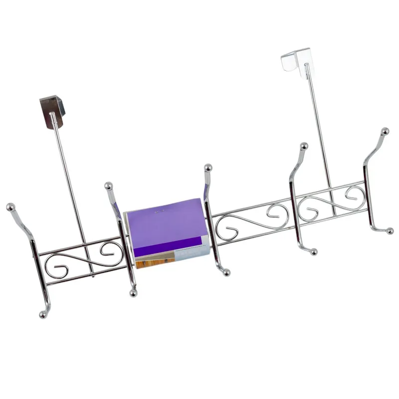 Gancho Plateado 38.5Cm 5Cabeza