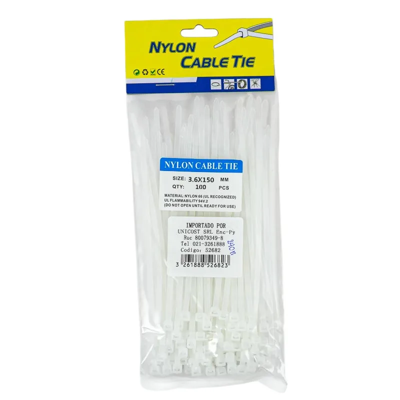 [52682] Precinto 3.6*150Mm 100Pc Natural