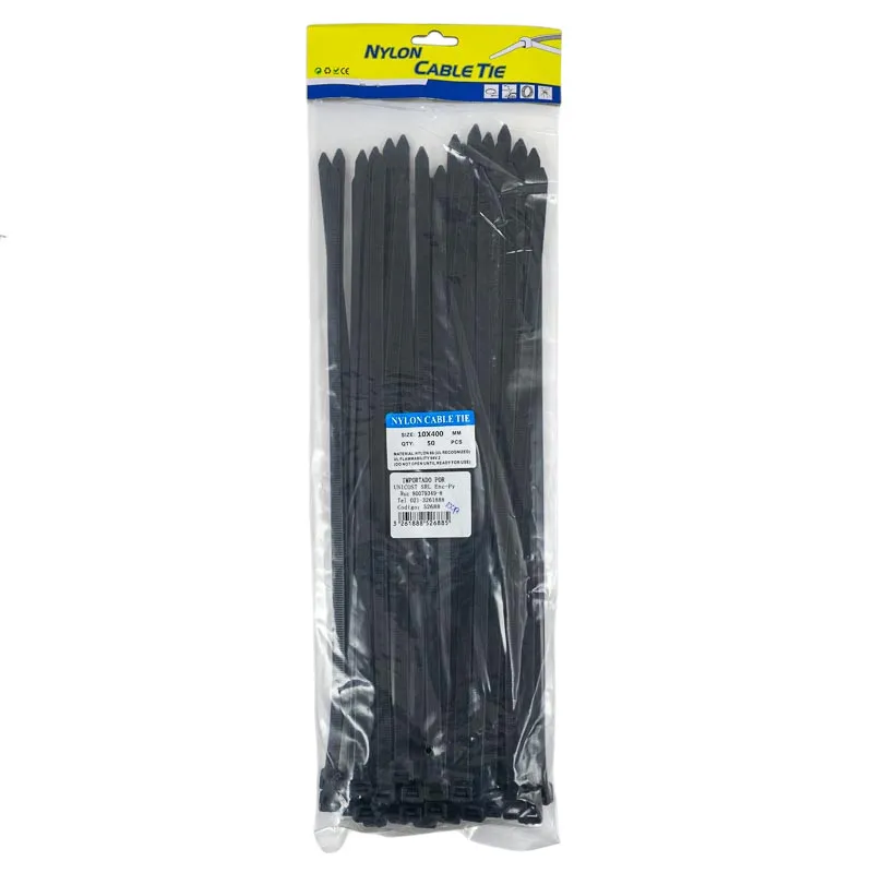 [52688] Precinto 10*400Mm 50Pc Negro