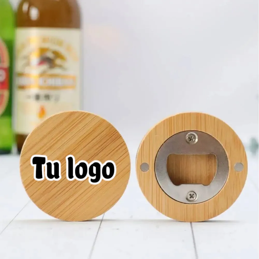 Abridor de Bambu con iman Para Personalizar