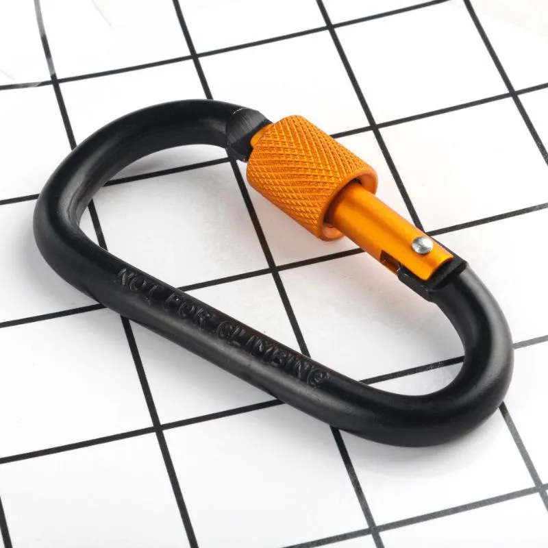 [52939] Mosqueton Aluminio Negro Naranja