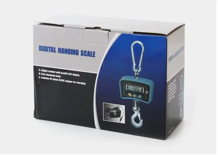 [52940] Bascula Digital 500Kg con gancho