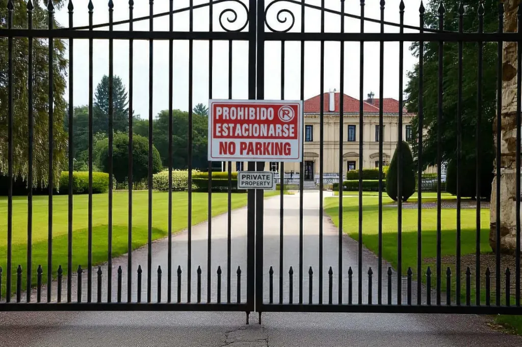 [52988] Cartel Prohibido Estacionarse 20*30Cm