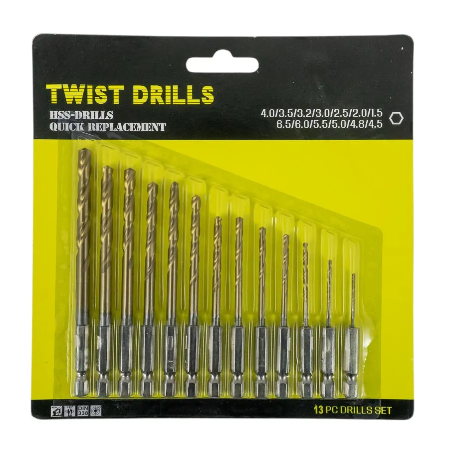 [53145] Set De Mechas Con Encastre Hss 13Pc 1.5Mm-6.5Mm