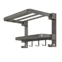 Repisa Colgador Con Gancho 35*39Cm