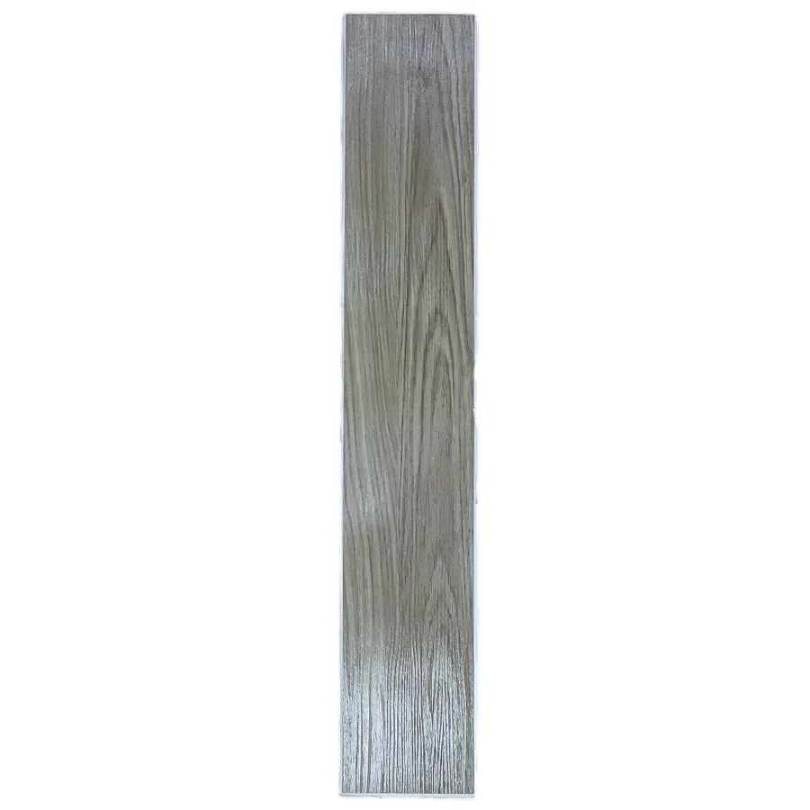 Piso Spc Adhesivo 91*15Cm Gris Ceniza