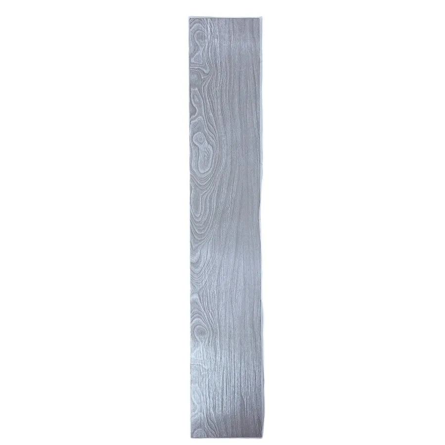 Piso Spc Adhesivo 91*15Cm Plata