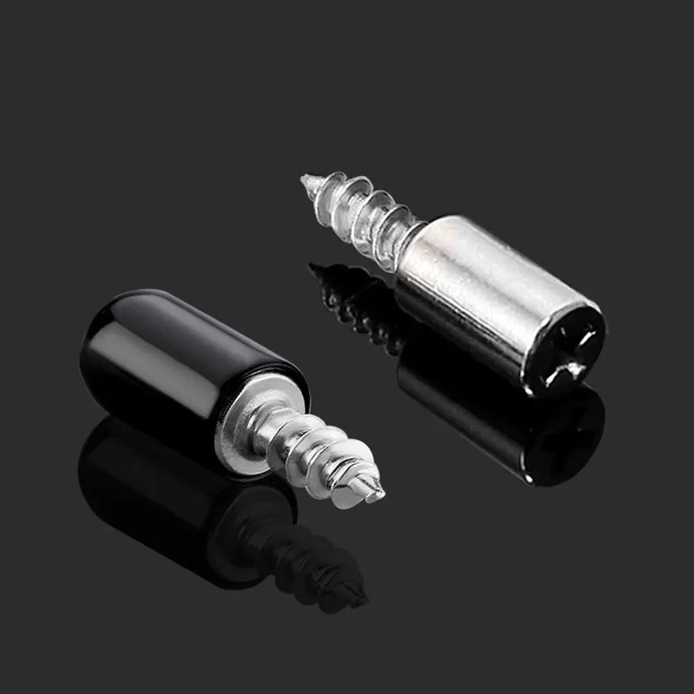 [65667-N] Tornillo Soporte P/ Repisa Siliconado Negro