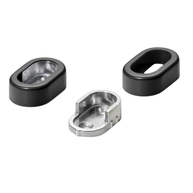 Soporte Oval Con Tapa Metalica