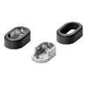 Soporte Oval Con Tapa Metalica