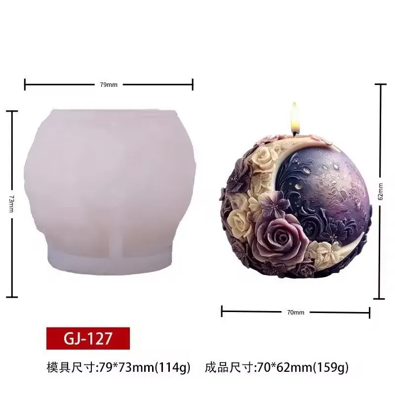 [65713] Molde S. Esfera Borde Luna 7.4*8.3Cm