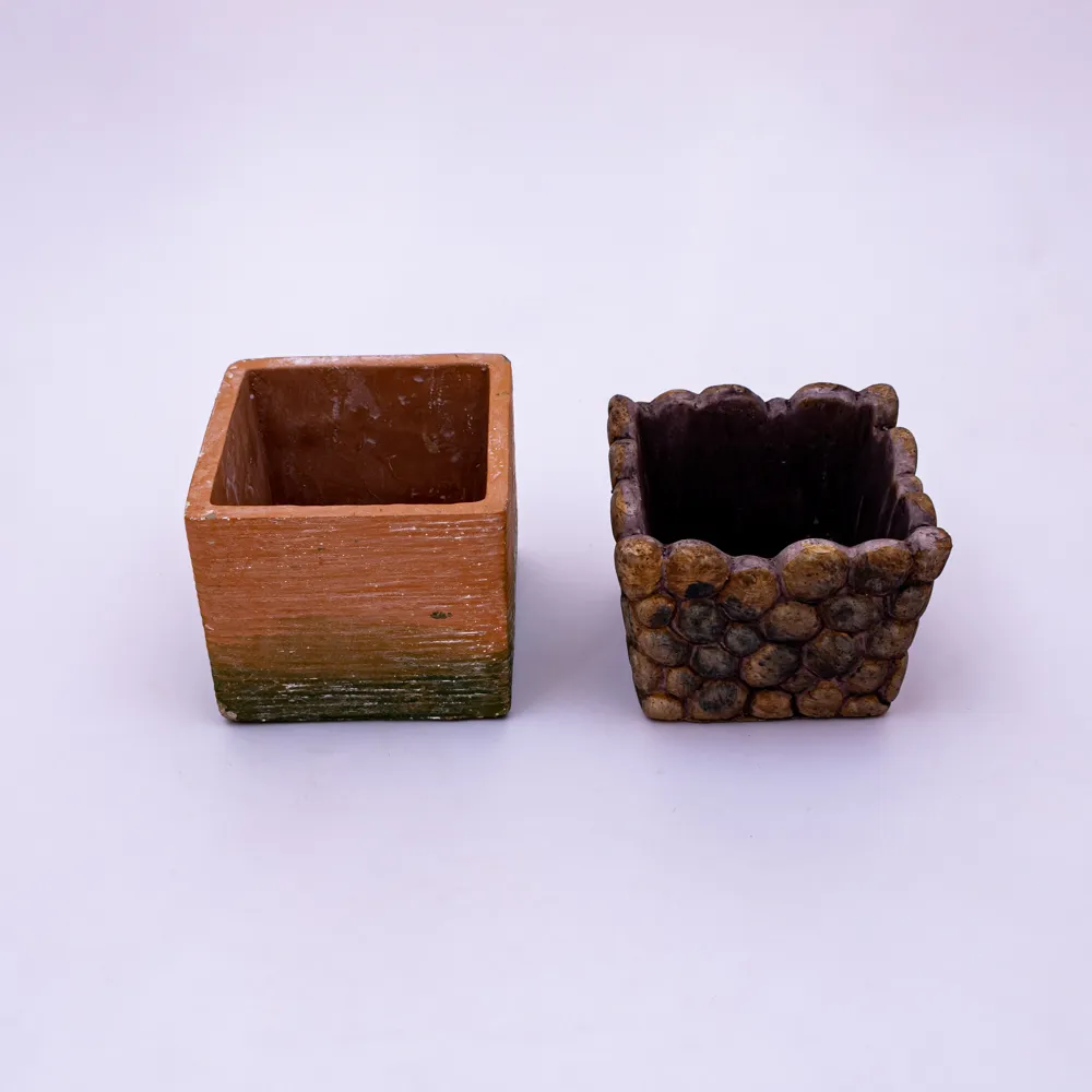 Plantera De Ceramica Cuadrado