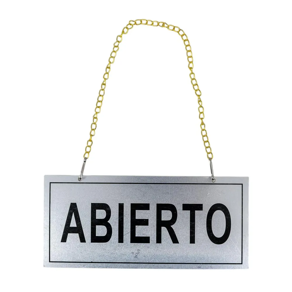 [81309] Cartel Abierto Cerrado