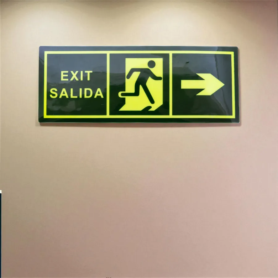 Sticker Cartel Salida 14*35