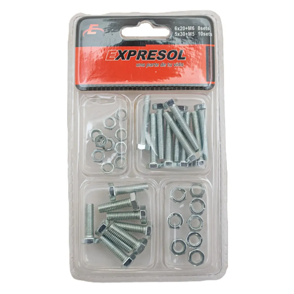 [88054] Paquete De Tornillo+Tuerca Expresol