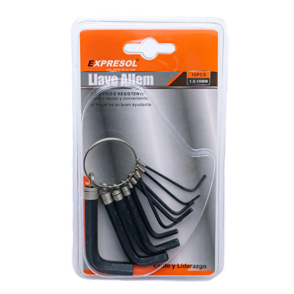 Llave Allen Juego 10Pc Expresol