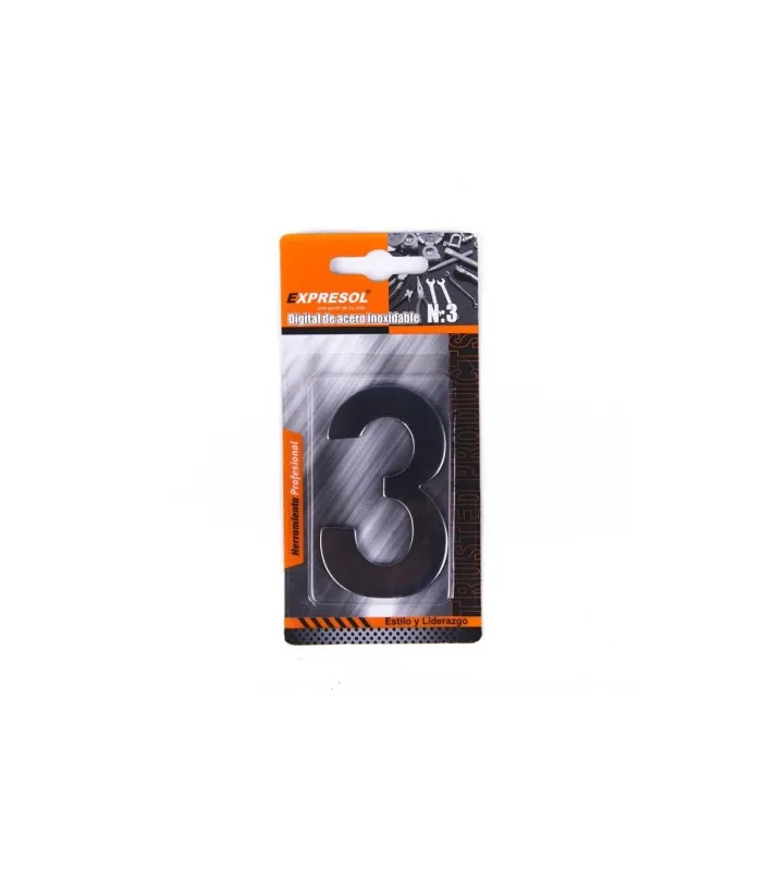 [88277] Numero 3 Acero Inox Expresol