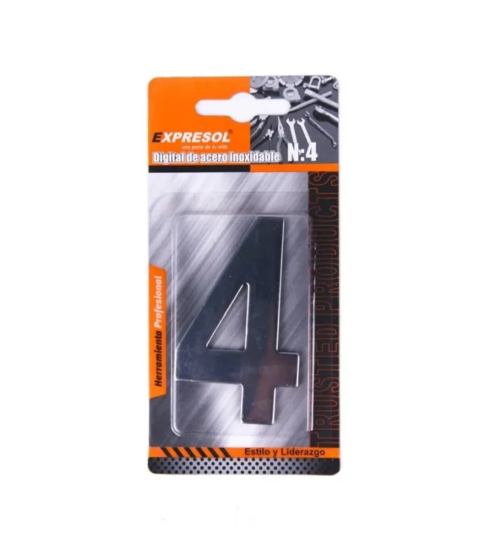 [88278] Numero 4 Acero Inox Expresol