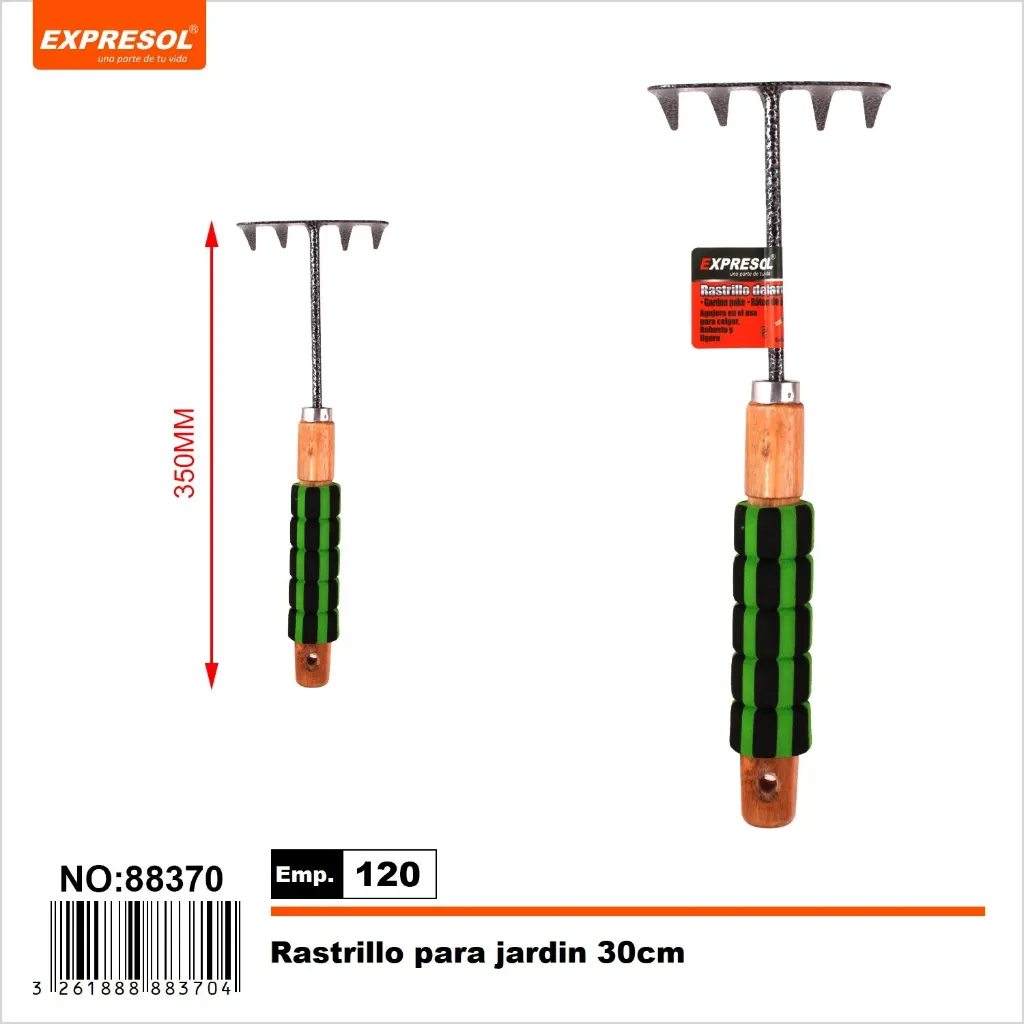 [88370] Rastrillo P/ Jardin 30Cm Expresol