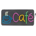 Cartel Electronico Cafe 46*22