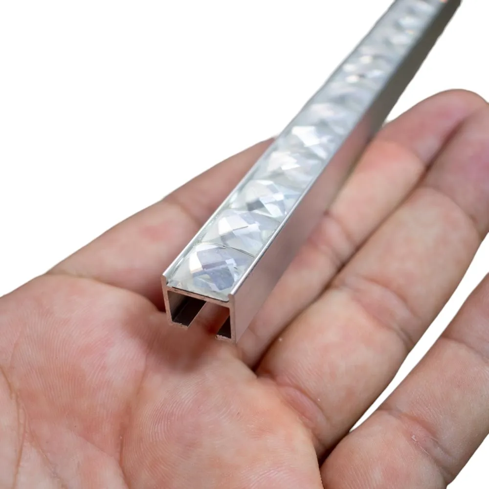 [92044] Perfil Aluminio C/ Stras 2.44Mt
