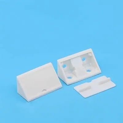 [92114] Angulo Plast Xs Blanco 43*20Mm 4Agujero