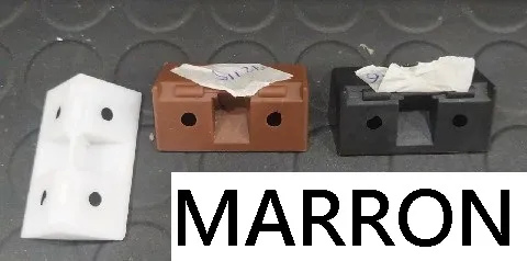 [92115] Angulo Plast Xs Marron 43*20Mm 4Agujero