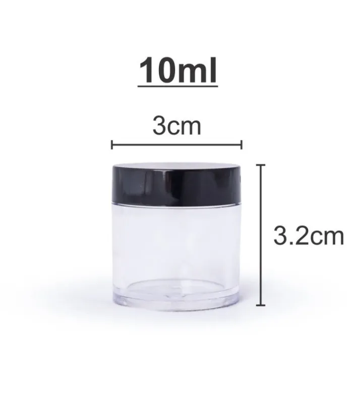 [92234-10] Pote Plastico Trans 10Gramos