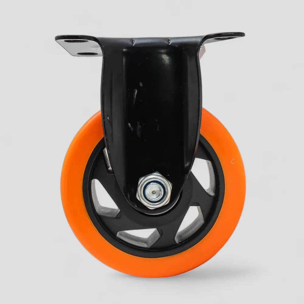 [92240] Rueda 13Cm Naranja Fijo