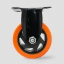 Rueda 13Cm Naranja Fijo