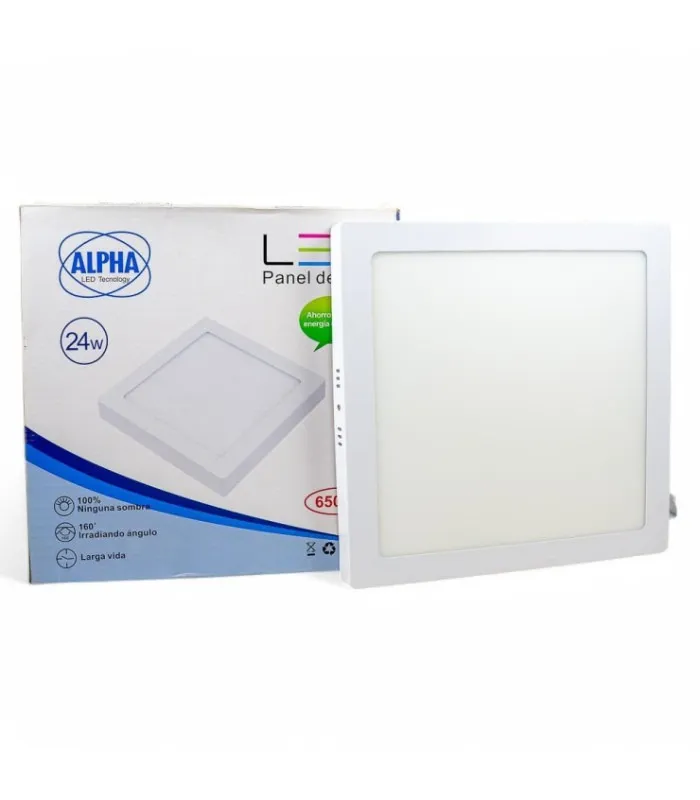 [99027] Panel Led 24W Alpha Cuadrado
