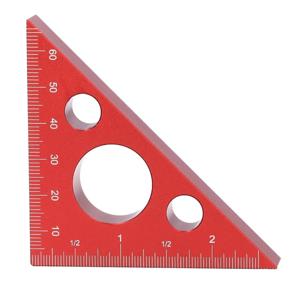 [99037] Escuadra Triangular de 5.5" / 140mm 45 y 90grados